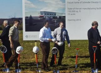 Schindler breaks ground on new Penn plant Schindler breaks ground on new Pennplant