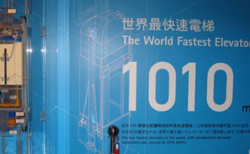 World’s fastest elevator at 60 km/h