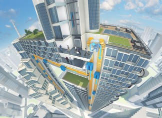 MULTI first rope-free elevator system by ThyssenKrupp MULTI rope-free elevator by ThyssenKrupp