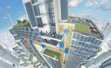 MULTI first rope-free elevator system by ThyssenKrupp MULTI rope-free elevator by ThyssenKrupp