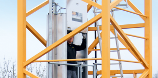 Liebherr elevator for tower cranes