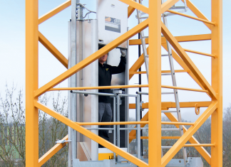 Liebherr elevator for tower cranes