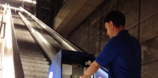 Rosemor Escalator Cleaning Machine