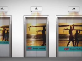 Elevator Door Advertising