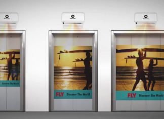 Elevator Door Advertising