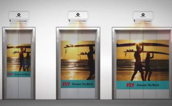 Elevator Door Advertising