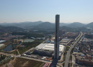 Thyssenkrupp opens new plant with test tower