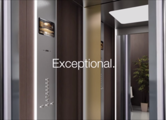 Otis Gen2 Car with Special Antimicrobial Features