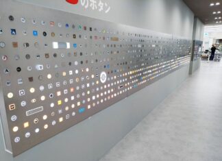 1,000 Buttons Exhibition in Japanese Factory
