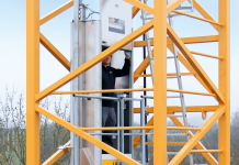 Liebherr elevator for tower cranes