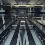 KONE-UltraRope-in-elevator-shaft