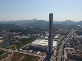 Thyssenkrupp opens new plant with test tower